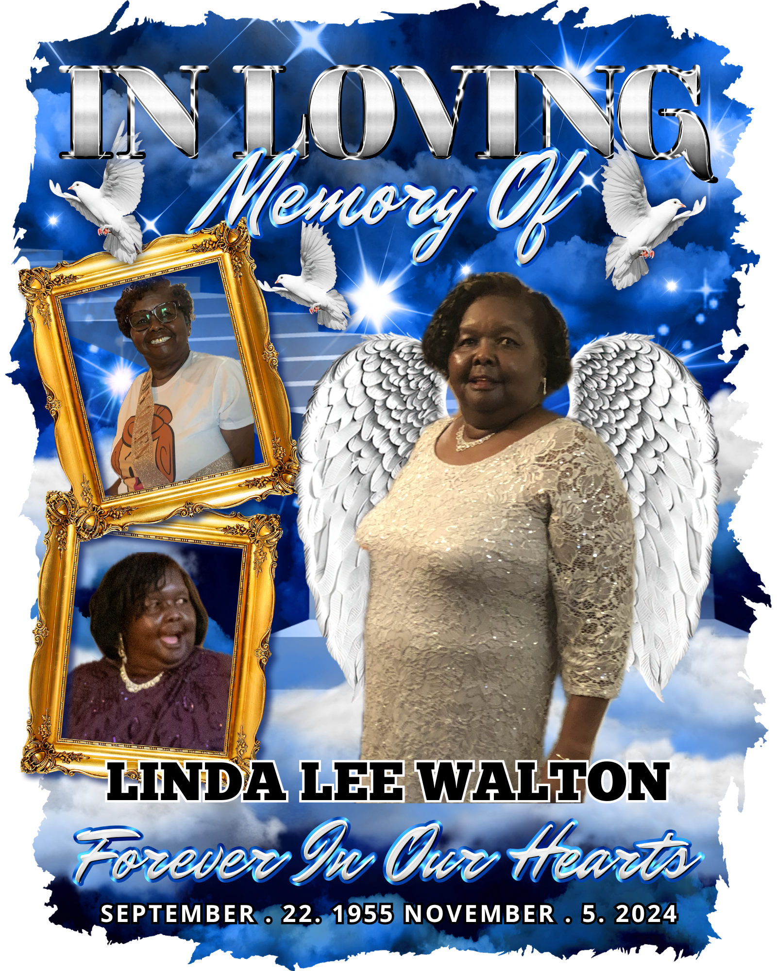 “Rest Beautifully Mama” 💙🕊️ ~ OR ~           “Legacy Reunion”✨💙