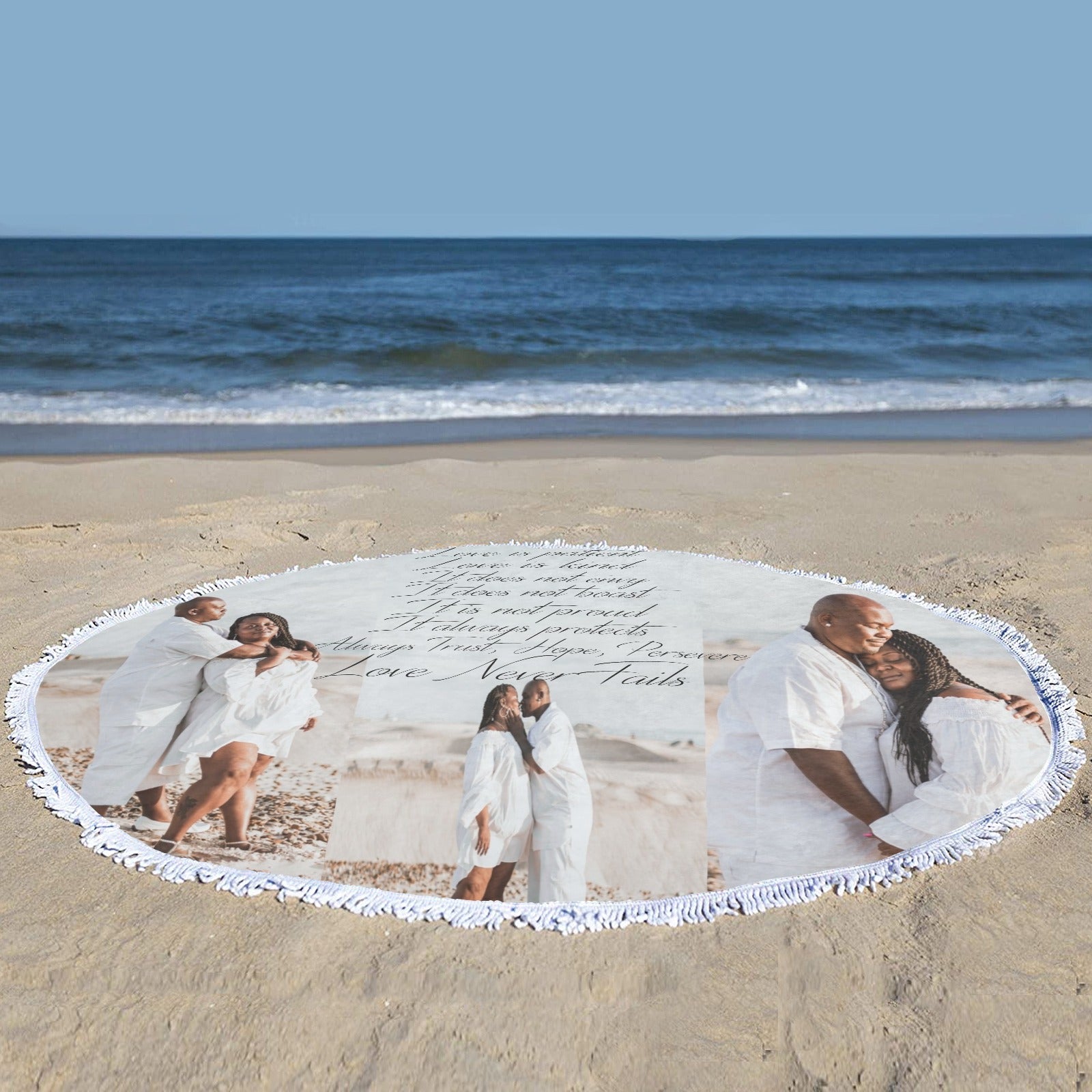 Kustomized Circular Beach Blanket
