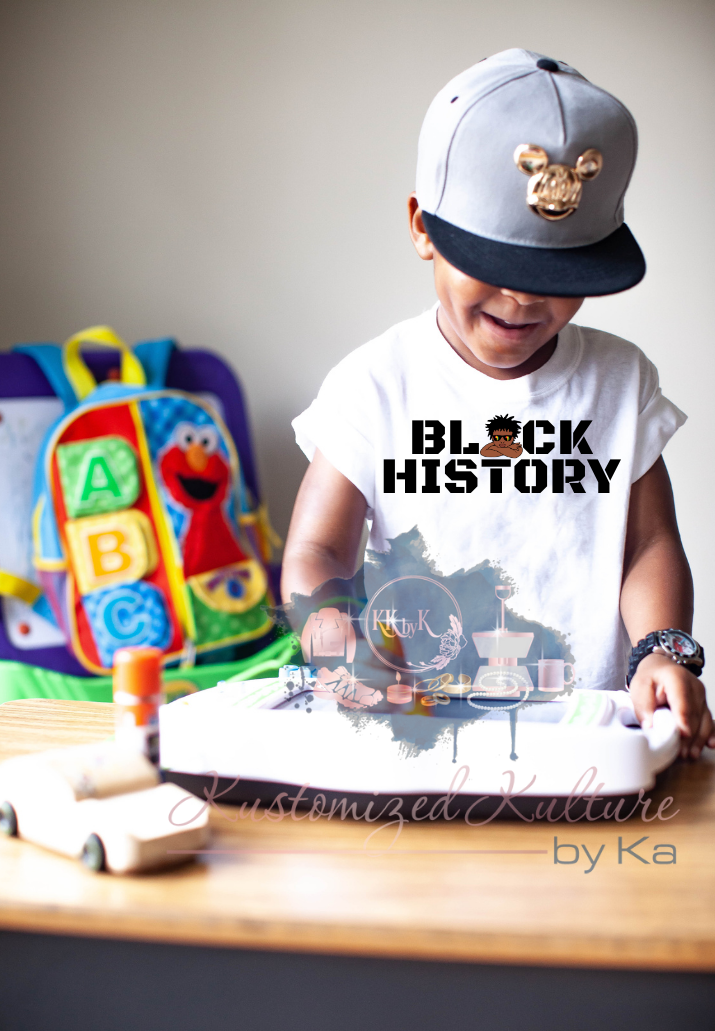 Black History Male Youth PNG & SVG Digital Files | Mockup Included