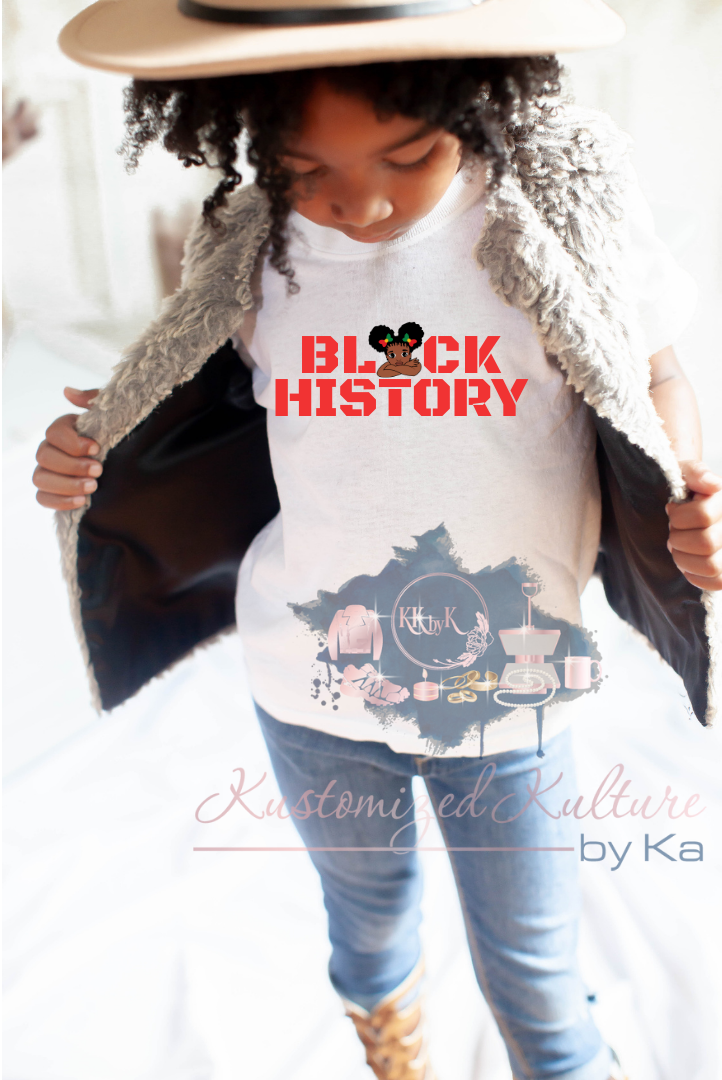 Black History Female Youth PNG & SVG Digital Files | Mockup Included