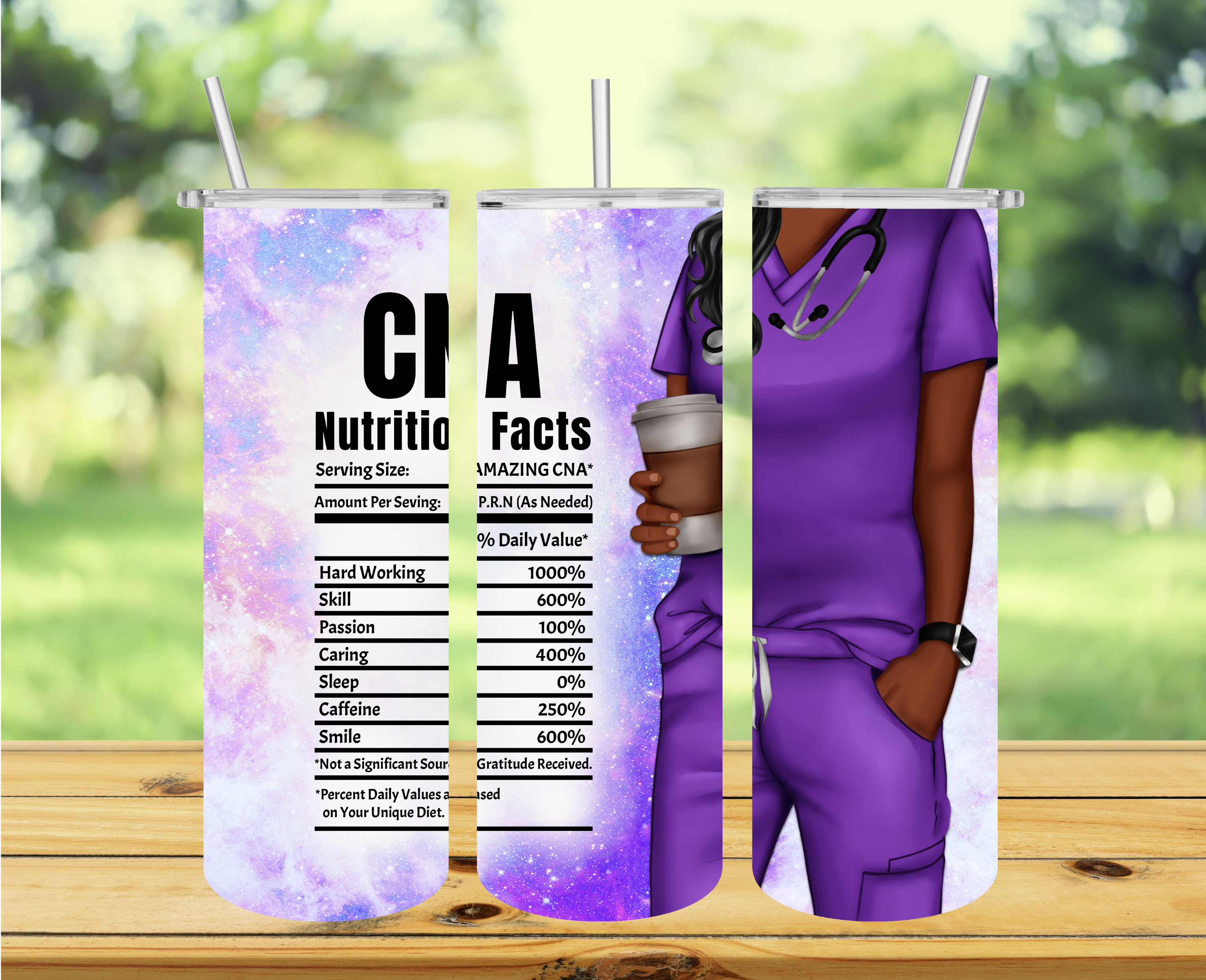 CNA Purple Tumbler