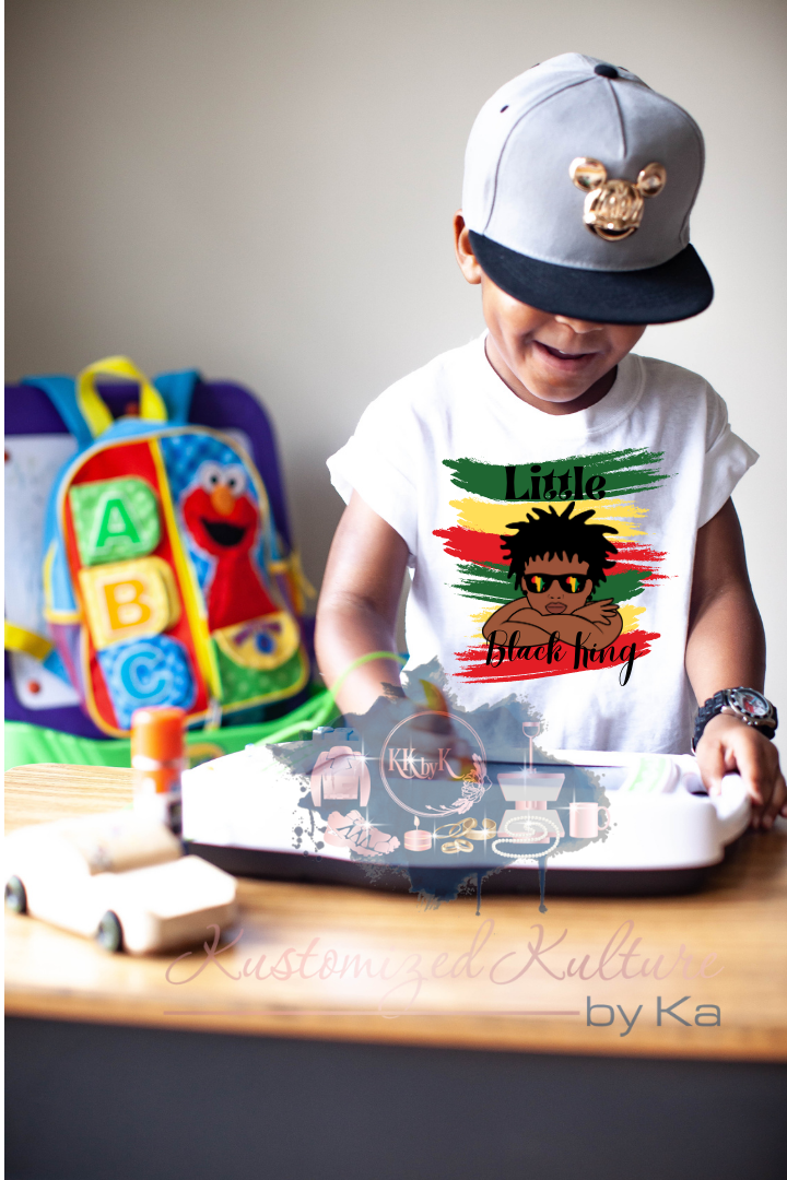 Little Black History King PNG & SVG Digital Files | Mockup Included